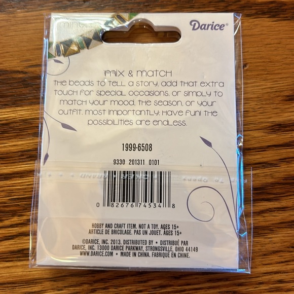 NWT 4 Packs Jewelry Interchangeable Bands & Bling Metal Charms Sliders by Darice - Picture 5 of 9